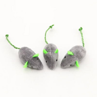 Fausse Souris Colorée Et Mignonne En Peluche Pour Chat Jouet Coule Et Amusant Pour Animal De Compagnie Accessoire Pour Chaton