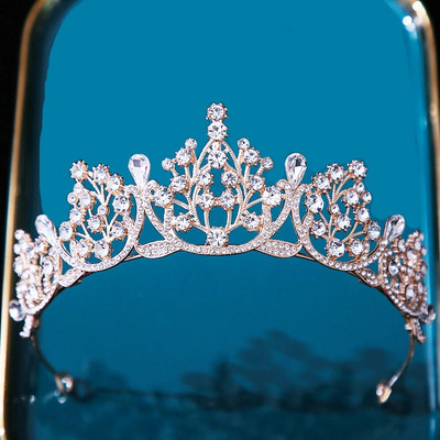 DIEZI 12 Χρώματα Princess Queen Girls Pink Crystal Tiara για Γυναικεία πάρτι Γενέθλια Crown κομμωτήρια Αξεσουάρ Κόσμημα κεφαλής