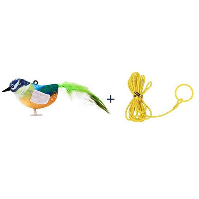 Παιχνίδι κατοικίδιων γατών Παιχνίδι Sparrow Shaprow Bird Simulation Sound Oft Stuffed Toy Pet Interactive Sounding, βελούδινη κούκλα, προμήθειες για κατοικίδια
