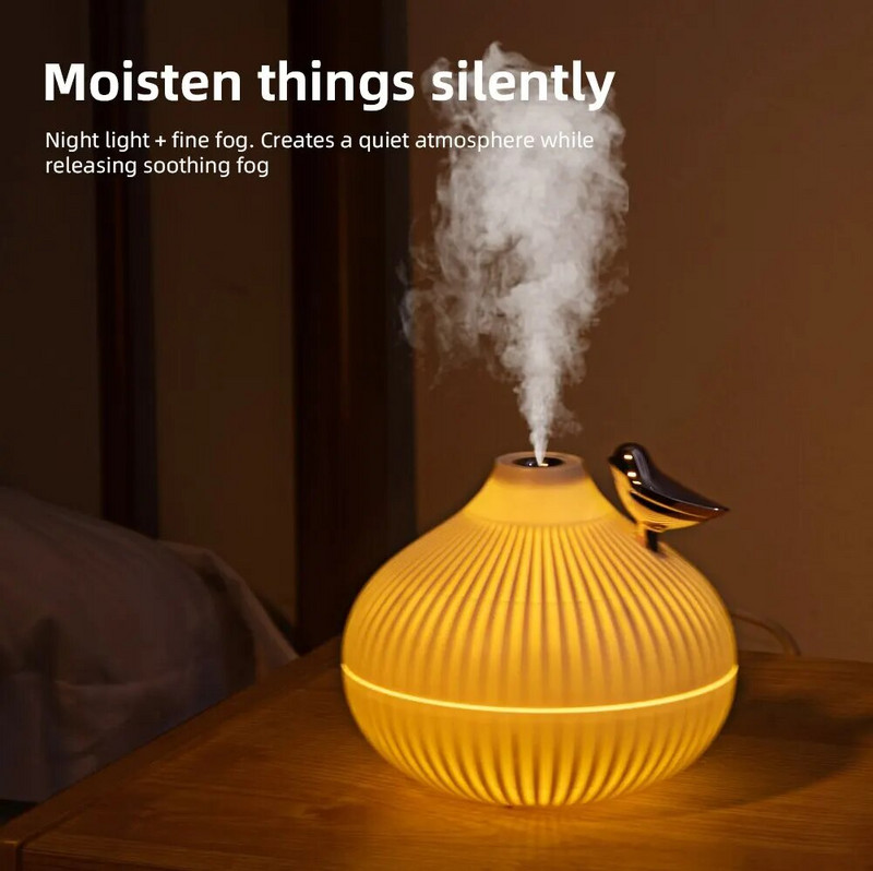 Jauna dizaina 300 ml mazo sīpolu gaisa mitrinātājs aromāta difuzors pārnēsājams Led Steam Smart Mist USB mitrinātājs attīrītājs