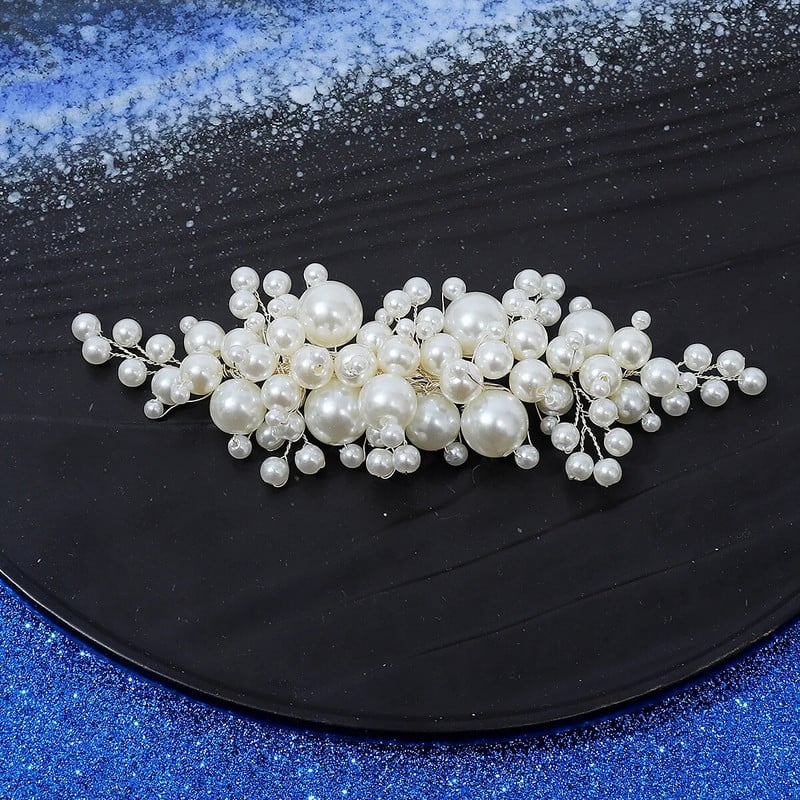 Bočne kopče za kosu za žene Djevojke Vilinski biseri Listovi ukosnice i kopče za mladenke Vjenčanje Nakit za kosu Dodaci Dekoracija Pokrivala za glavu 2023.