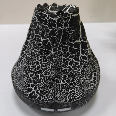 Flame Crack mitrinātājs Creative Silent Cool Mist mitrinātājs ar krāsu mainošu apkārtējās gaismas ultraskaņas aromterapijas difuzoru