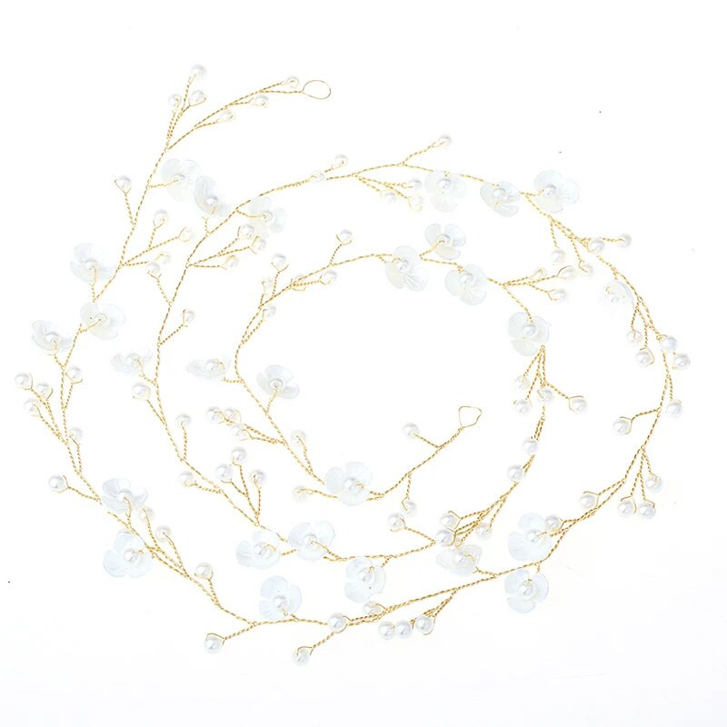 Ar rokām darināta gliemežvāku pērle ziedu līgava kāzu kāzu matu lente kristāla galvas saite kāzu matu aksesuāri roku darbs ziedu pērle