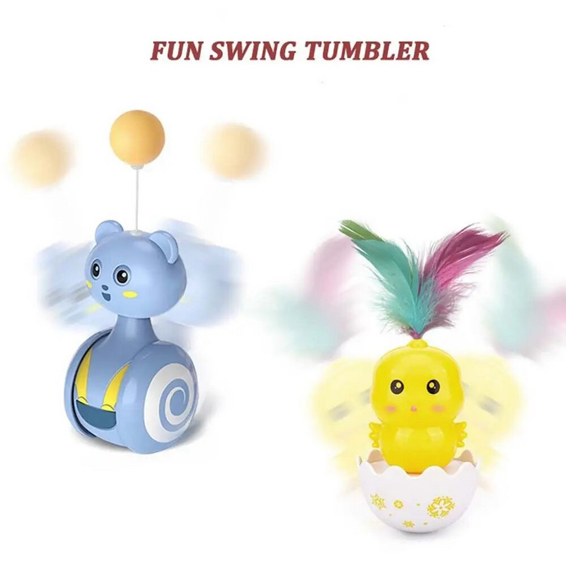 Rotaļlieta pakaļdzīšanās rotaļlieta kaķim skrāpējama bumbiņa kaķiem Krāsainu spalvu mājdzīvnieku apmācības rotaļlietas kaķu rotaļlietu glāze šūpoles rotaļlieta mājdzīvnieku piederumi