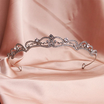 Miallo Νεώτερα μπαρόκ τιάρες και στέφανα γάμου Νυφικά μαλλιά κοσμήματα κεφαλής Princess Tiaras Diadem για γυναίκες