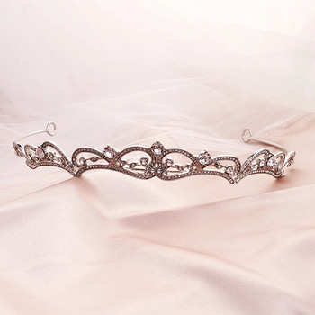 Miallo Νεώτερα μπαρόκ τιάρες και στέφανα γάμου Νυφικά μαλλιά κοσμήματα κεφαλής Princess Tiaras Diadem για γυναίκες
