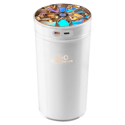 Διαχύτης αρωματοθεραπείας αυτοκινήτου με τροφοδοσία USB Αποσμητικό αέρα αυτοκινήτου Πολύχρωμο φως νύχτας 300 ml Μικρός υγραντήρας Διπλή λειτουργία για υπνοδωμάτιο γραφείου