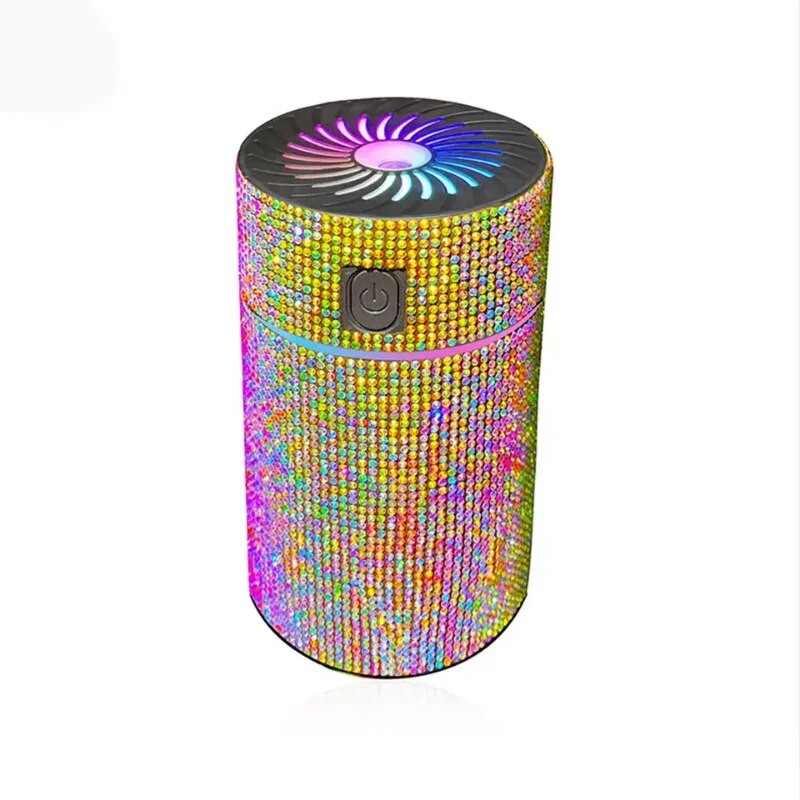 Luksuslik teemant-auto hajuti niisutaja LED-valgusega automaatne õhupuhastaja aroomiteraapia hajuti õhuvärskendaja autotarvikud