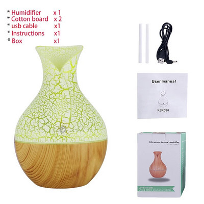 USB Aroma ēterisko eļļu difuzors ultraskaņas Cool Mist mitrinātājs gaisa attīrītājs 7 krāsu maiņas LED nakts gaisma biroja mājām