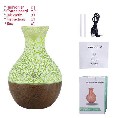 USB Aroma ēterisko eļļu difuzors ultraskaņas Cool Mist mitrinātājs gaisa attīrītājs 7 krāsu maiņas LED nakts gaisma biroja mājām