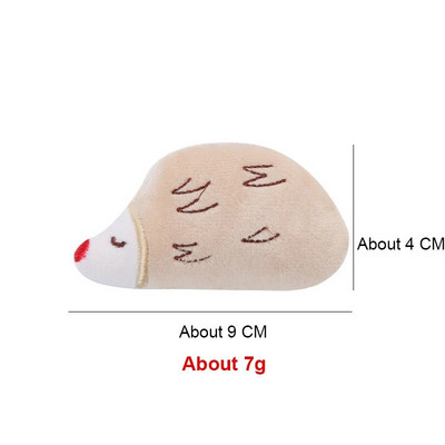 Kaķu rotaļlieta ar kaķumētru Jauki plīša kaķu rotaļlietas kaķēnu zobu griešanai īkšķis plīša rotaļlieta košļājamā rotaļlieta nagi īkšķu kodums mājdzīvnieku aksesuāri