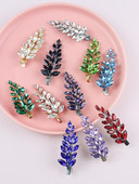 Κλιπ μαλλιών με στρας 11 χρωμάτων για γυναικεία κεφαλή Κοσμήματα γάμου Αξεσουάρ μαλλιών Χειροποίητα νυφικά κεφαλή για χορό καρφίτσες μαλλιών για νύφη