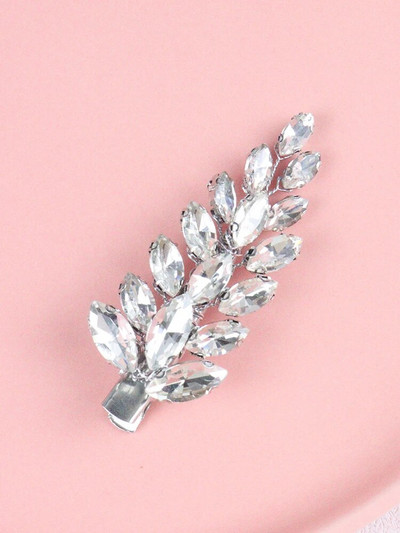 Κλιπ μαλλιών με στρας 11 χρωμάτων για γυναικεία κεφαλή Κοσμήματα γάμου Αξεσουάρ μαλλιών Χειροποίητα νυφικά κεφαλή για χορό καρφίτσες μαλλιών για νύφη