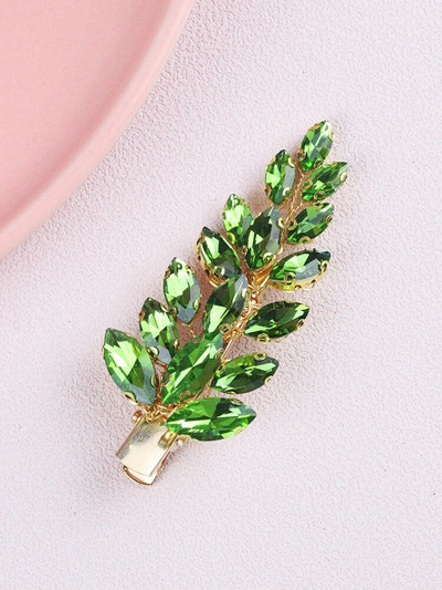 Κλιπ μαλλιών με στρας 11 χρωμάτων για γυναικεία κεφαλή Κοσμήματα γάμου Αξεσουάρ μαλλιών Χειροποίητα νυφικά κεφαλή για χορό καρφίτσες μαλλιών για νύφη