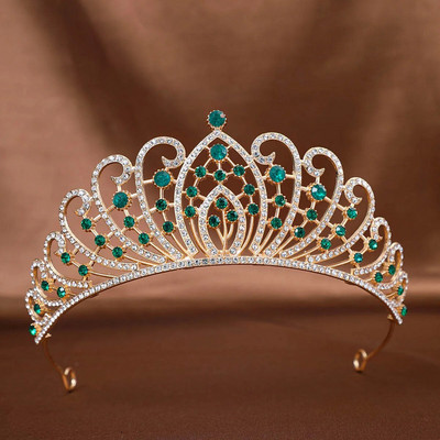 DIEZI Sweet Cute Crystal Tiara Crown Sieviešu Meiteņu Princešu Kāzu Ballīte Korejiešu Jaunā Mode Rhinestone Matu Kleitu Aksesuāri