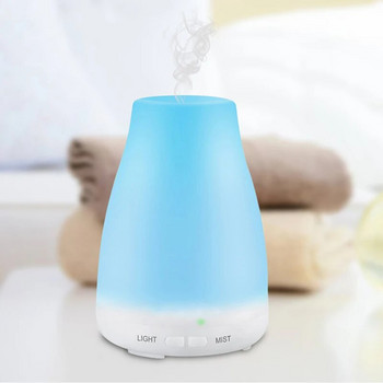 ΕΥΧΑΡΙΣΤΩ Aromatherapy Diffuser Humidifier Air Dampener Aroma Machine Essential Oil Ultrasonic Mist Maker LED Night Light Home