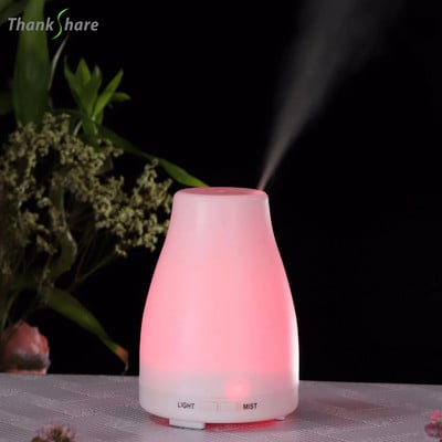 KÖSZÖNJÜK Aromaterápiás diffúzor párásító légcsillapító aromagép illóolaj ultrahangos ködkészítő LED éjszakai fény otthon