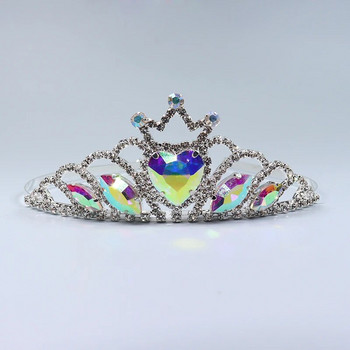 ZANLLOY Girls Party Crown Princess Prom Tiara Бижута Аксесоари за коса Булчинска сватба Корона Бижута за рожден ден Подарък