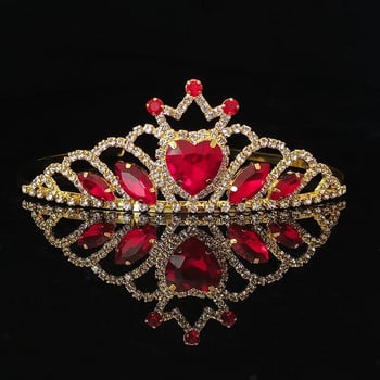 ZANLLOY Girls Party Crown Princess Prom Tiara Бижута Аксесоари за коса Булчинска сватба Корона Бижута за рожден ден Подарък