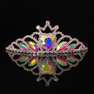 ZANLLOY Girls Party Crown Princess Prom Tijara Nakit Dodaci za kosu Svadbena kruna Vjenčanje Rođendanski nakit Poklon