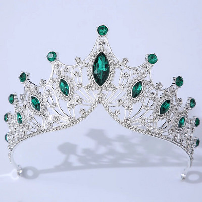 Luksuslik barokkstiilis Bling Purple Crystal Pruudi Tiaarad Nõiakroonid Naiste Rhinestone Galerii Diadem pulmakostüüm Juuste aksessuaarid