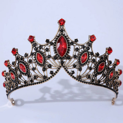 Luksuslik barokkstiilis Bling Purple Crystal Pruudi Tiaarad Nõiakroonid Naiste Rhinestone Galerii Diadem pulmakostüüm Juuste aksessuaarid