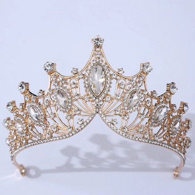 Luksuslik barokkstiilis Bling Purple Crystal Pruudi Tiaarad Nõiakroonid Naiste Rhinestone Galerii Diadem pulmakostüüm Juuste aksessuaarid