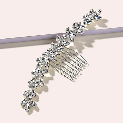 Κλασικός γυναικείος κότσος μαλλιών Coiffure Rattan Rhinestone Welding Hair Hair Hair Shaped Hair Comb Styling Wedding Styling Νυφική κεφαλή