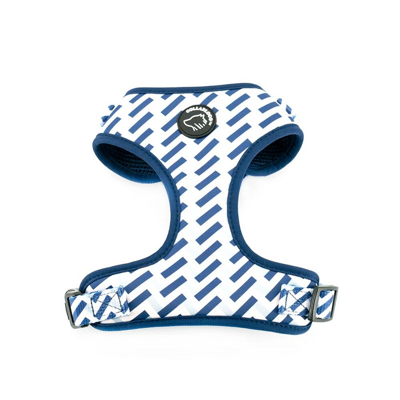 Collarlogo, podesiva ogrlica za pse, izdržljiva, mekana, slatka, kreativna, povodac s valovitim uzorkom u boji, neoprenski pojas, vrećica za izmet