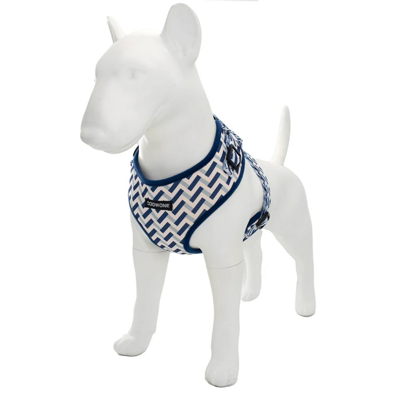 Collarlogo, podesiva ogrlica za pse, izdržljiva, mekana, slatka, kreativna, povodac s valovitim uzorkom u boji, neoprenski pojas, vrećica za izmet