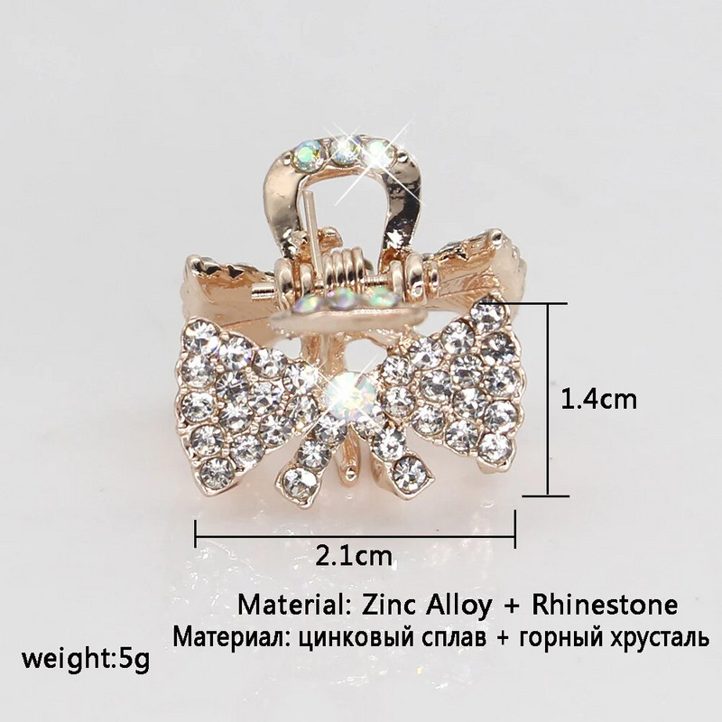 AINAMEISI jauns 7 stila metāla krabju spīļu saspraudes sievietēm, meitenēm, šarms Barrette, pilns ar Rhinestone, kāzu matu aksesuāri, rotaslietas dāvana