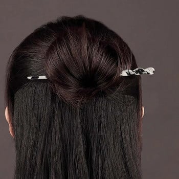 Βίντατζ Κινέζικα ραβδιά μαλλιών για γυναίκες Κορίτσια Μόδα τσοπστίκ ακετάτης σε σχήμα Κλιπ μαλλιών Καρφίτσες κοσμήματα Αξεσουάρ μαλλιών