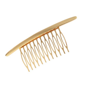 Shuangshuo Hair Side Cobs Γαλλική χτένα μαλλιών Ίσια δόντια Hair Clip Comb Twist Hair Comb Πέπλο χτένα Αξεσουάρ μαλλιών Κοσμήματα