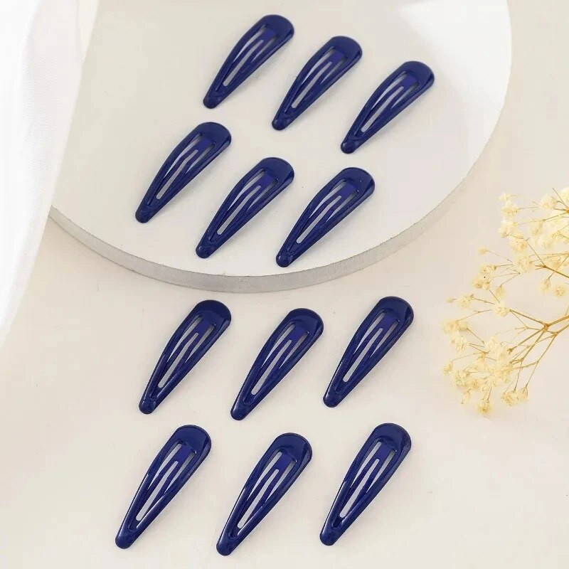 12 gab. Pilienas formas matu sprādzes Sievietēm Meitenēm Modes Masīvi Bērnu Matu Aksesuāri Metāla stieņi Matu sprādzes Spraude Bobby Pin