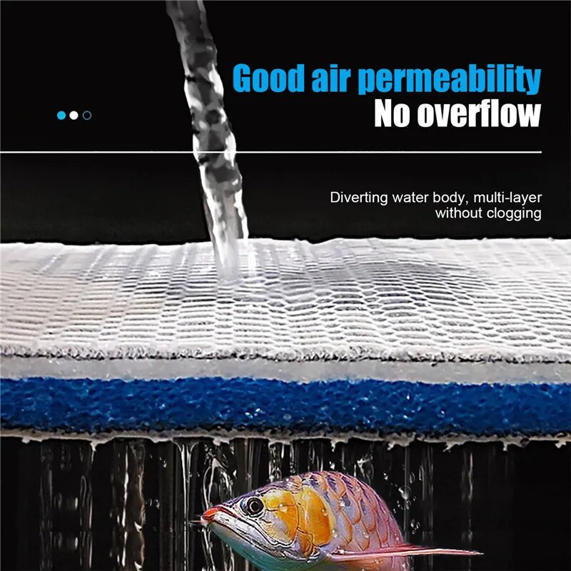 8d akvārija filtra sūklis bez līmes filtra spilventiņi zivju tvertnes skimmeri Koi dīķa filtra kokvilnas piederumi