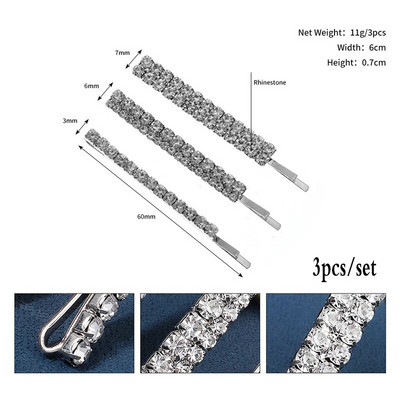 Mirdzoša kristāla kubiskā cirkonija pērļu matu sprādze sievietēm Eleganta korejiešu dizaina sprādziena matu sprādzes komplekts Matu aksesuāri