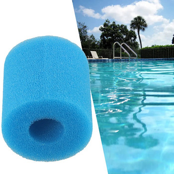 За Intex Миещ се за многократна употреба Филтърна пяна за плувен басейн 28/52 мм Синя част от гъба Водочистител Филтри Почистващи консумативи