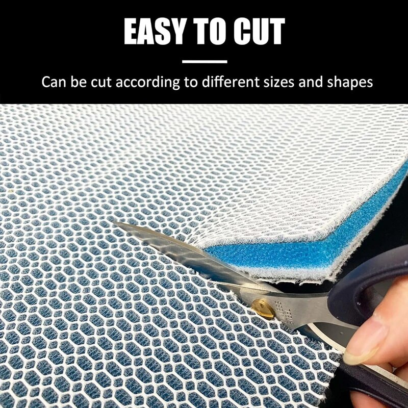 8 slāņu atkārtoti lietojams akvārija šūnveida filtra sūklis spilventiņš Spēcīgs bio filtra materiāls zivju tvertnei un dīķim — viegli griežams un tīrāms