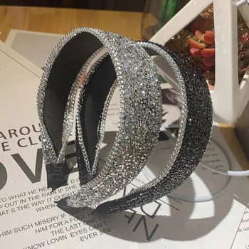 Γυναικείο κεφαλόδεσμο με στρας για πάρτι Super Shiny Hairband Crystals Γυναικεία Κεφαλή κεφαλής με φαρδιά κρύσταλλα Κρίκος κεφαλής