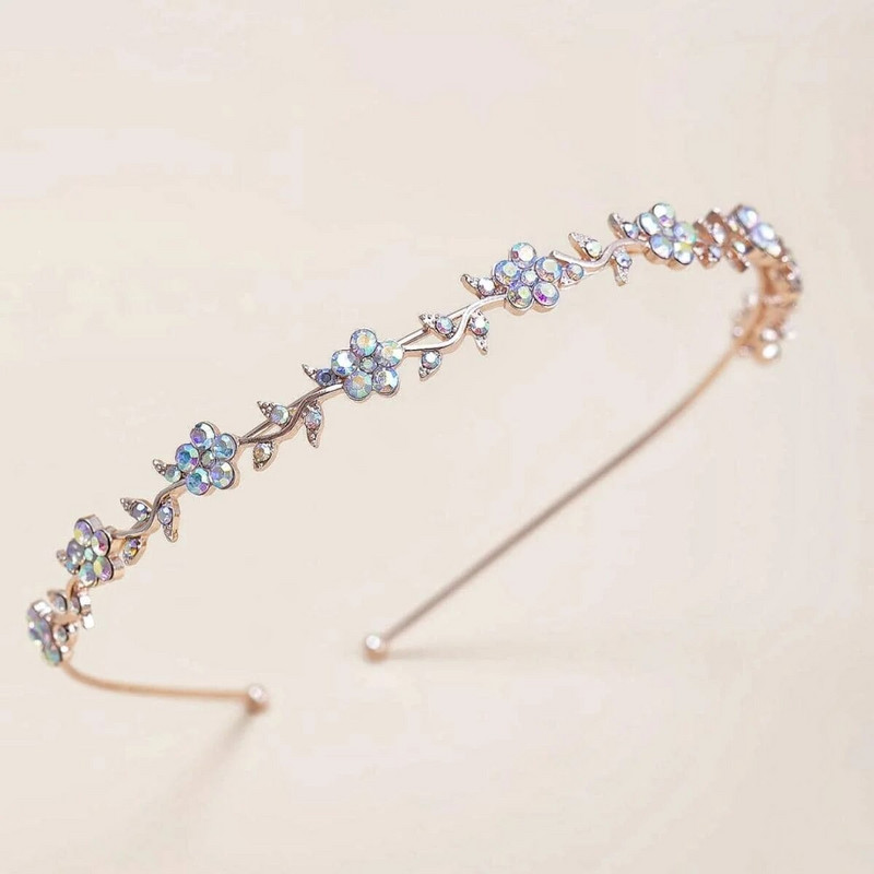 Λουλούδι στρας κεφαλόδεσμο μαλλιά κυρία