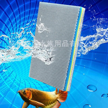 12D филтърна гъба за аквариум без лепило Биохимична памучна пяна Аксесоари за филтриране на аквариум 30x40x2,8 см