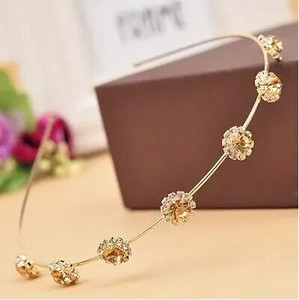 Kvaliteetne mood kristallsära naiste peapael Värviline elegantne juuksepael Tüdrukute peakate Juuksepael Juukseaksessuaarid