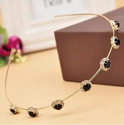 Kvaliteetne mood kristallsära naiste peapael Värviline elegantne juuksepael Tüdrukute peakate Juuksepael Juukseaksessuaarid