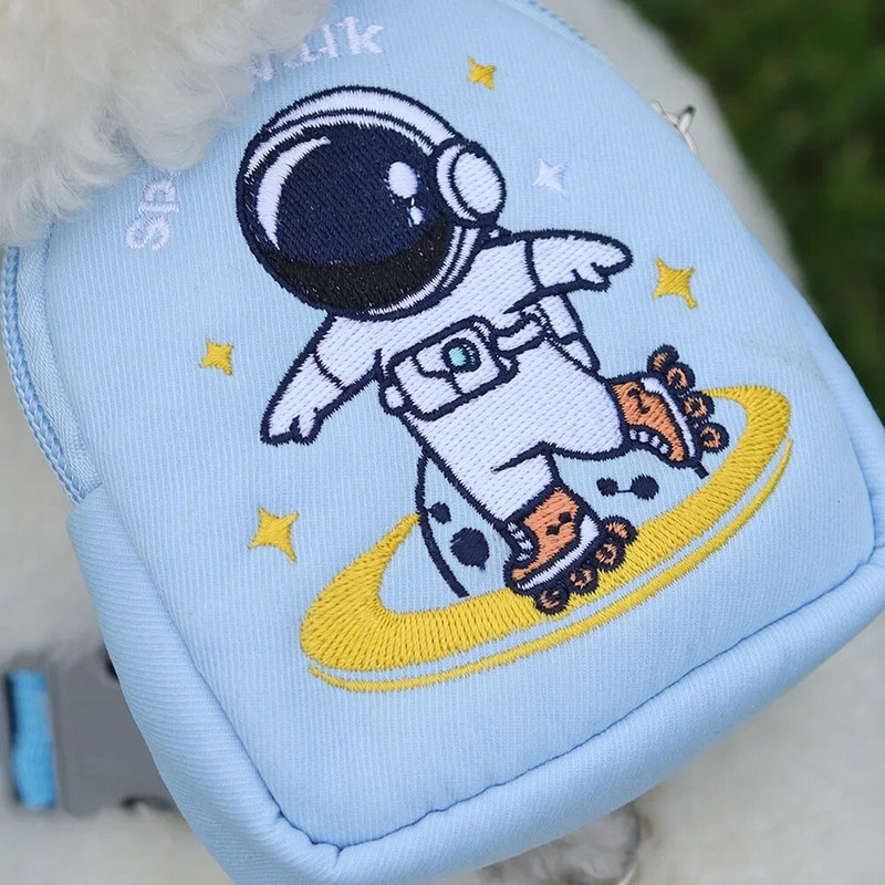 Suņu iejūga mugursoma, elpojošas mājdzīvnieku iejūgas un pavadas Viegla mugursoma mājdzīvnieku apmācībai brīvā dabā, pastaigu kempingā