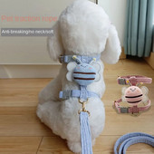 Σχοινάκι έλξης για σκύλο κατοικίδιο ζώο γάτα λουράκι για γάτα αλυσίδα σκυλιών μικρός σκύλος Teddy Corky περπατά για κατοικίδιο γάτα σχοινί κολάρο arnes για προμήθειες κατοικίδιων ζώων