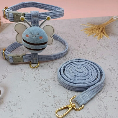 Σχοινάκι έλξης για σκύλο κατοικίδιο ζώο γάτα λουράκι για γάτα αλυσίδα σκυλιών μικρός σκύλος Teddy Corky περπατά για κατοικίδιο γάτα σχοινί κολάρο arnes για προμήθειες κατοικίδιων ζώων