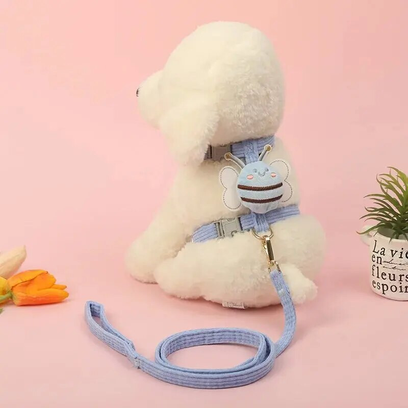 Escape Proof Ζωντανό λουρί γάτας και σετ λουριών Ρυθμιζόμενο διχτυωτό λουρί για σκύλους κουτάβι κατοικίδιο ζώο περπατώντας λουρί μολύβδου Μικρά σκυλιά γάτες γατάκι