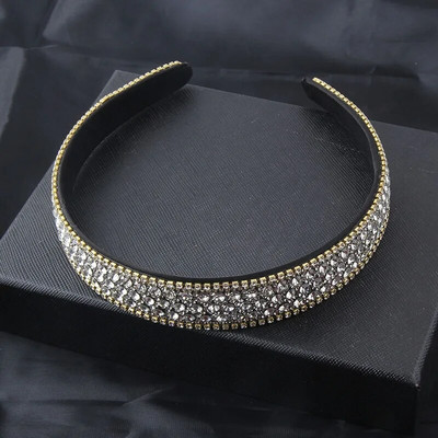 Modes Baroka Daudzkrāsains Rhinestones Krāšņs Luksus Rhinestone Galvas saite Izlaiduma Ceļojumi Dāvana Matu Aksesuāri 555