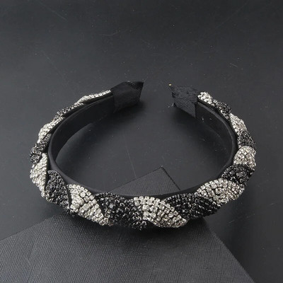 Modes Baroka Daudzkrāsains Rhinestones Krāšņs Luksus Rhinestone Galvas saite Izlaiduma Ceļojumi Dāvana Matu Aksesuāri 555