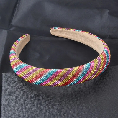 Modes Baroka Daudzkrāsains Rhinestones Krāšņs Luksus Rhinestone Galvas saite Izlaiduma Ceļojumi Dāvana Matu Aksesuāri 555